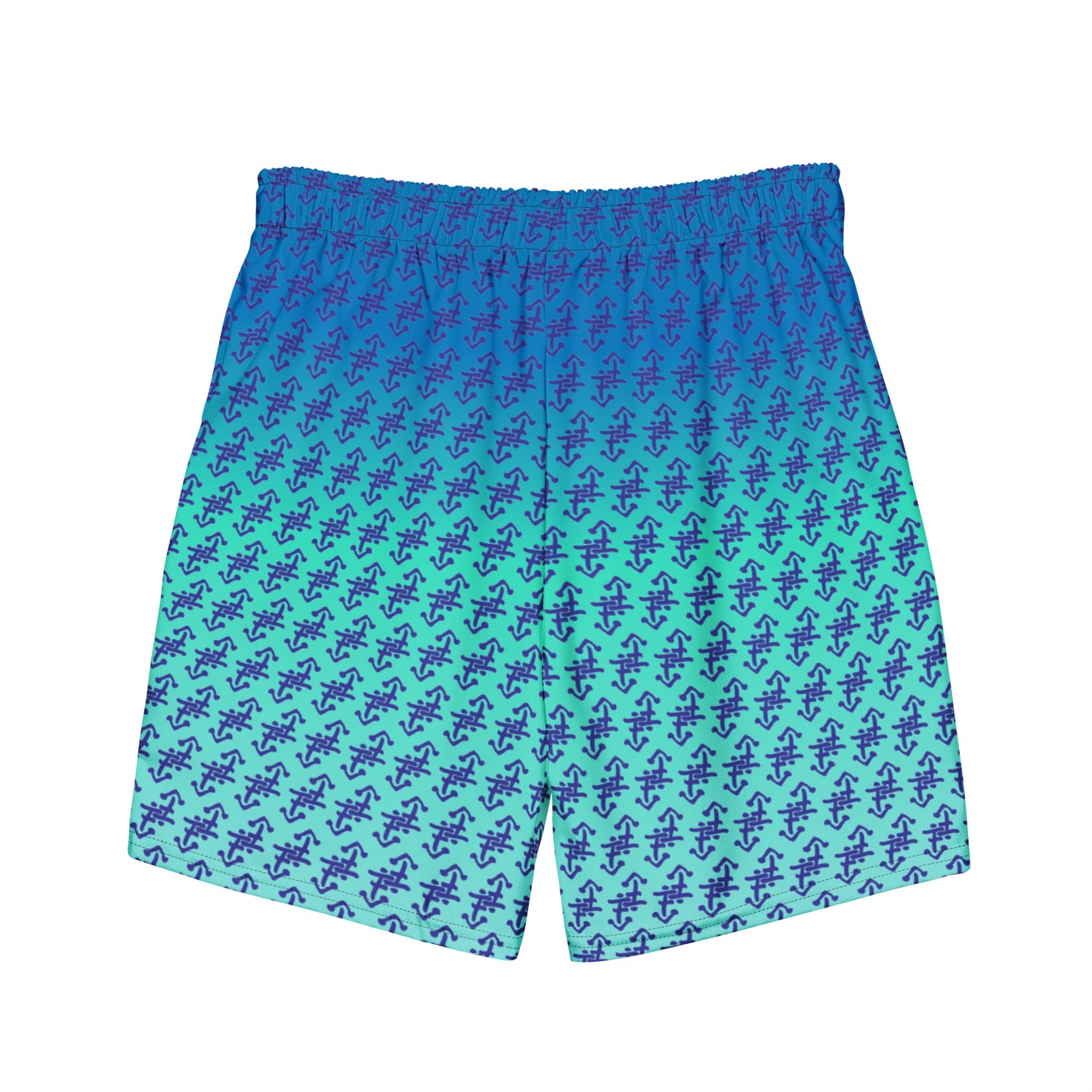 All-Over Print Recycled Swim Trunks